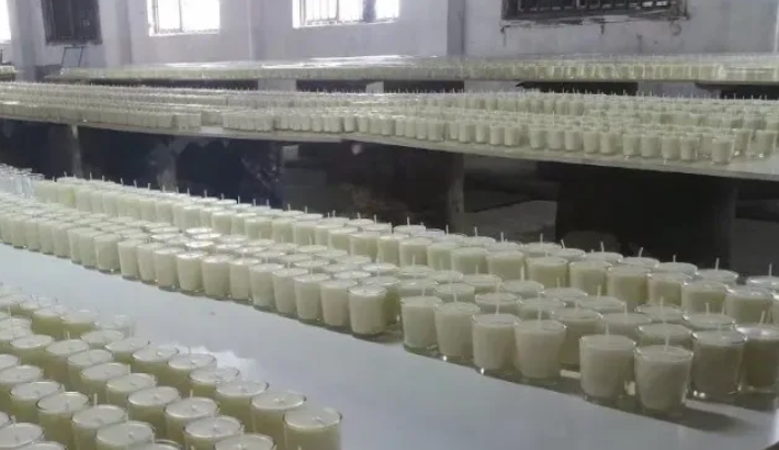 Candle crafting process